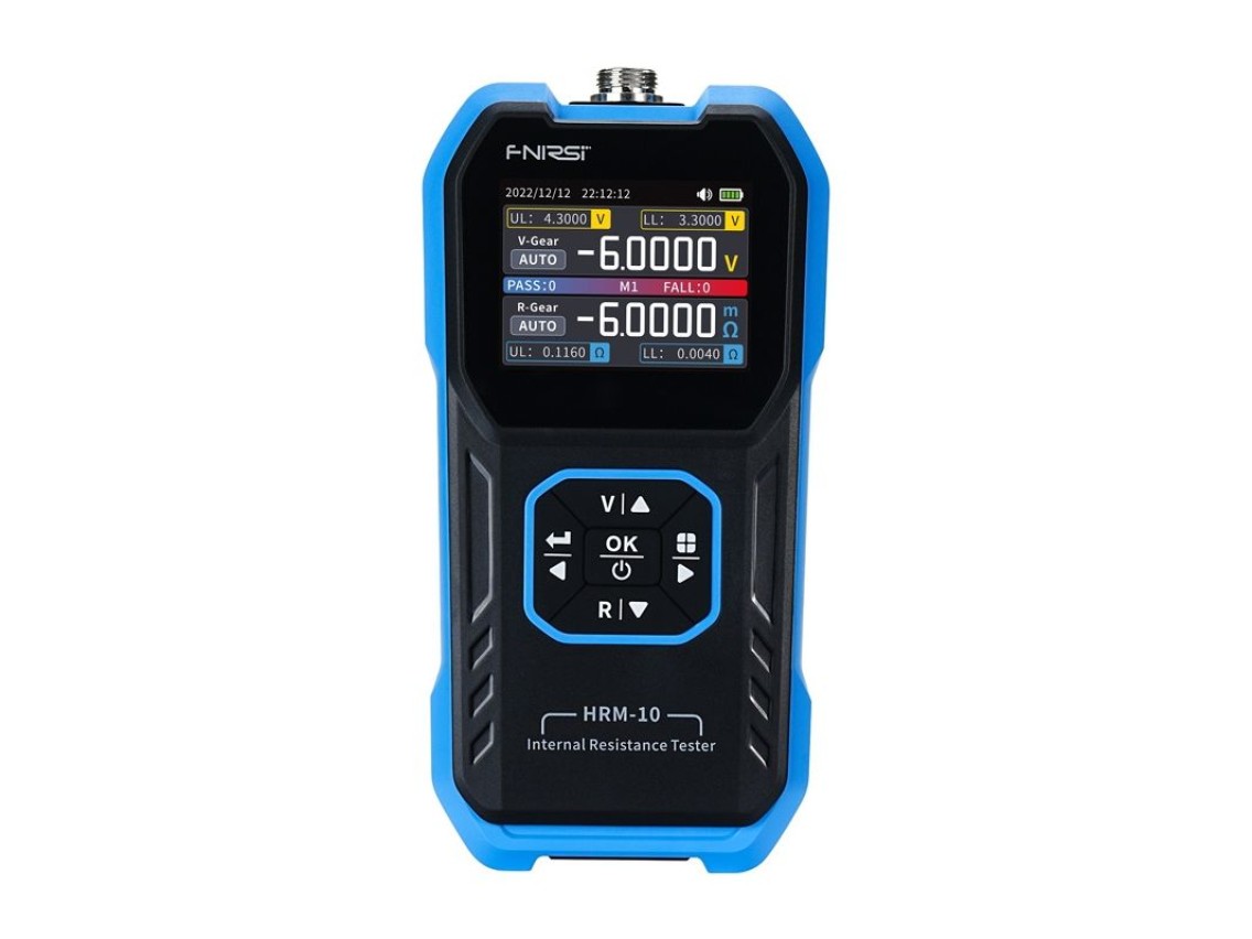 Medidor de resistência interna de bateria FNIRSI HRM-10