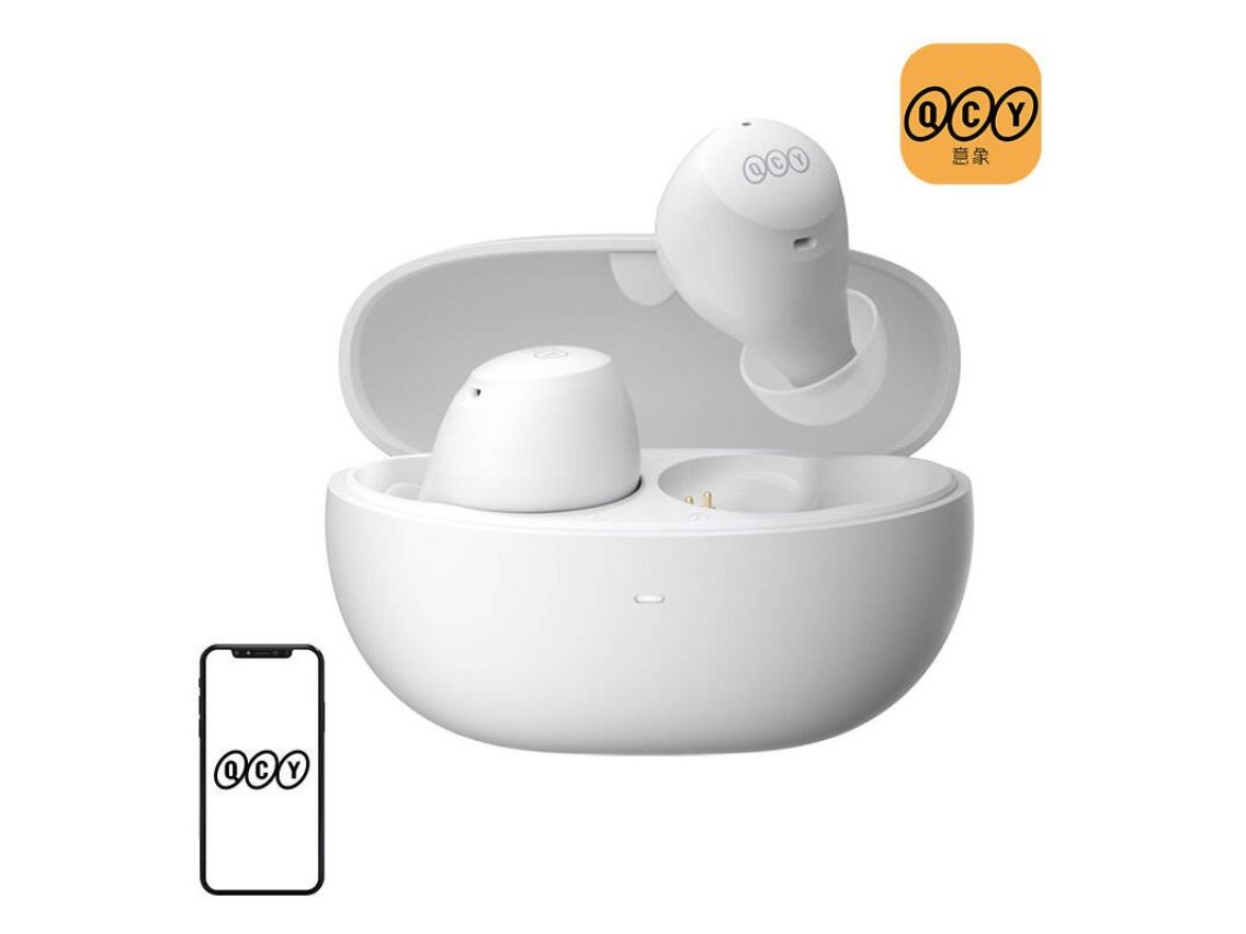 Fones de ouvido sem fio TWS QCY HT07 ArcBuds ANC (branco)