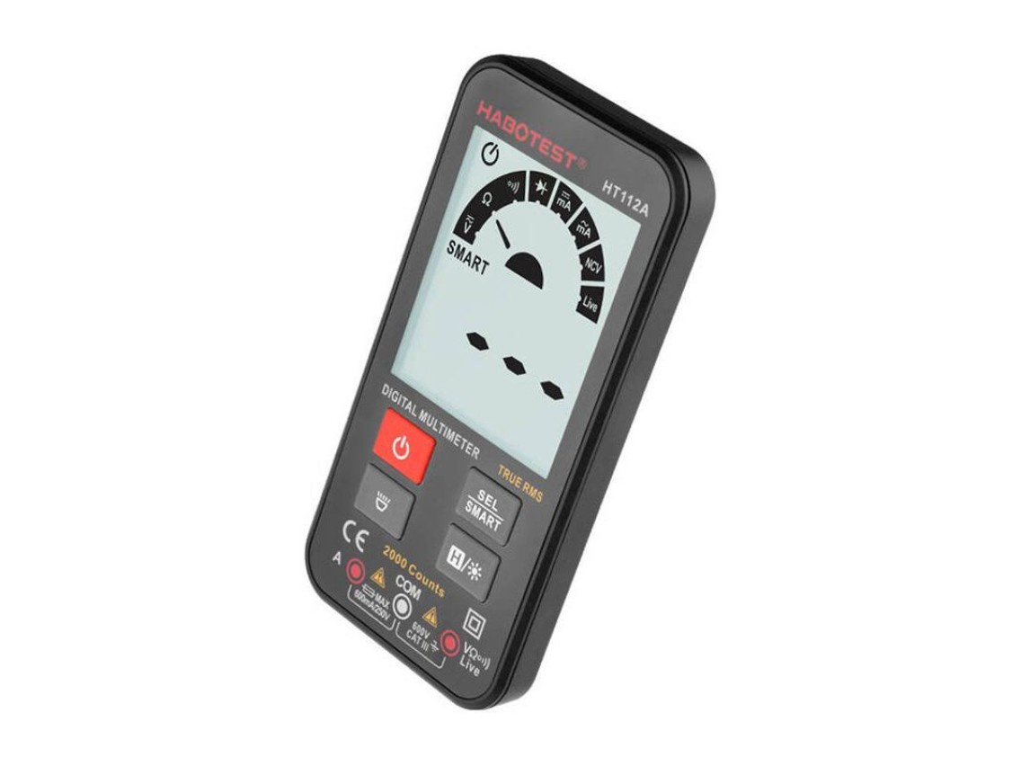 Multímetro digital universal Habotest HT112A True RMS