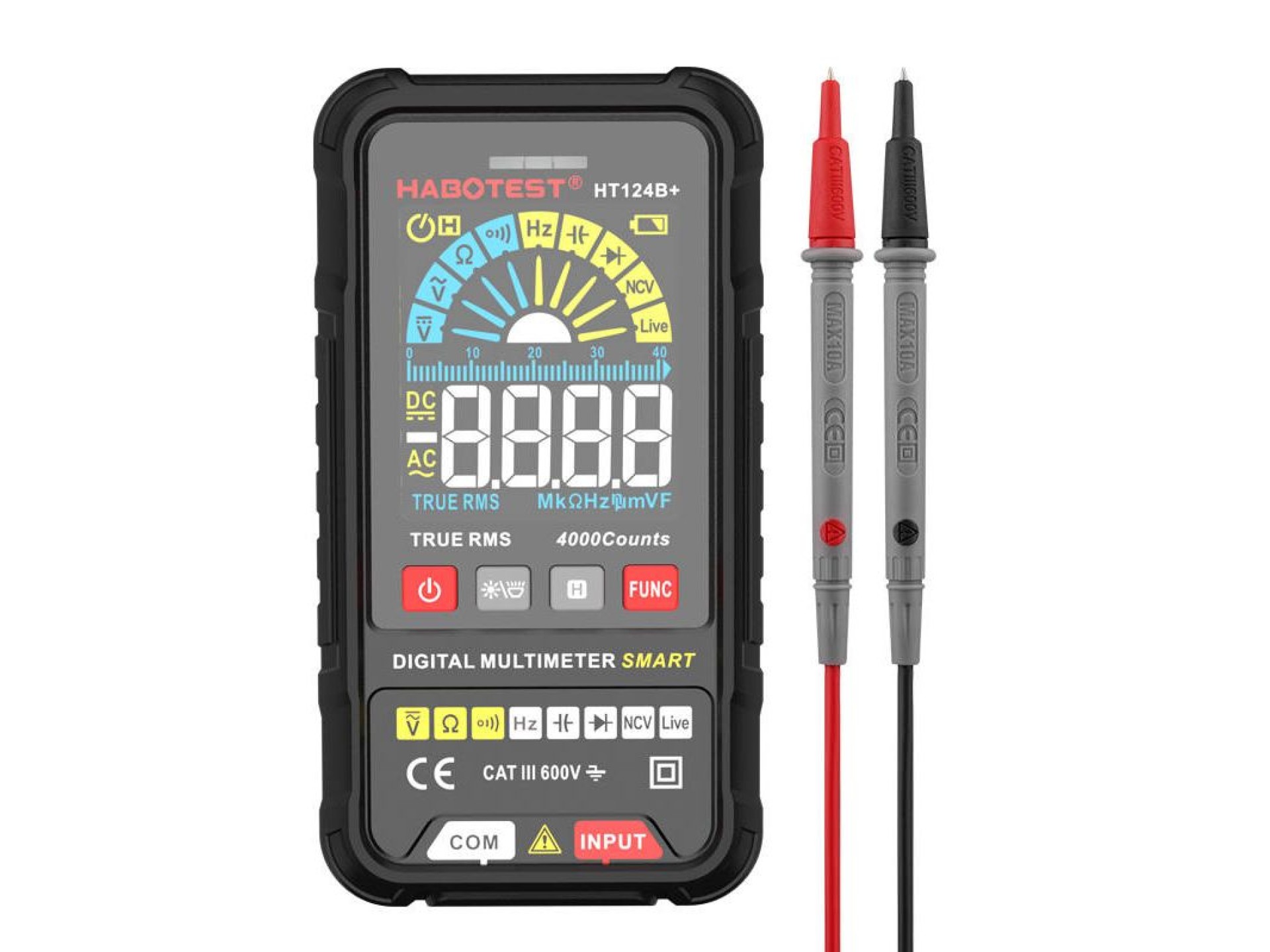 Habotest HT124B+ Digital Universal Multimeter