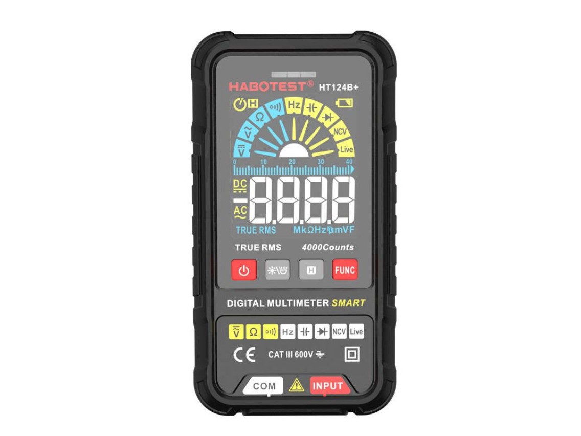 Multímetro Digital Universal Habotest HT124B+