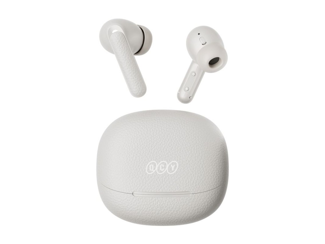 Fones de ouvido TWS QCY Buds HT15 ANC (branco)