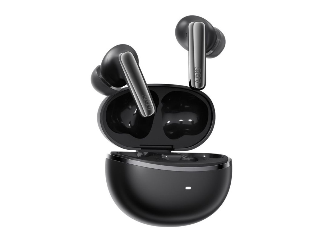Fones de ouvido TWS QCY MeloBuds N70 (pretos)