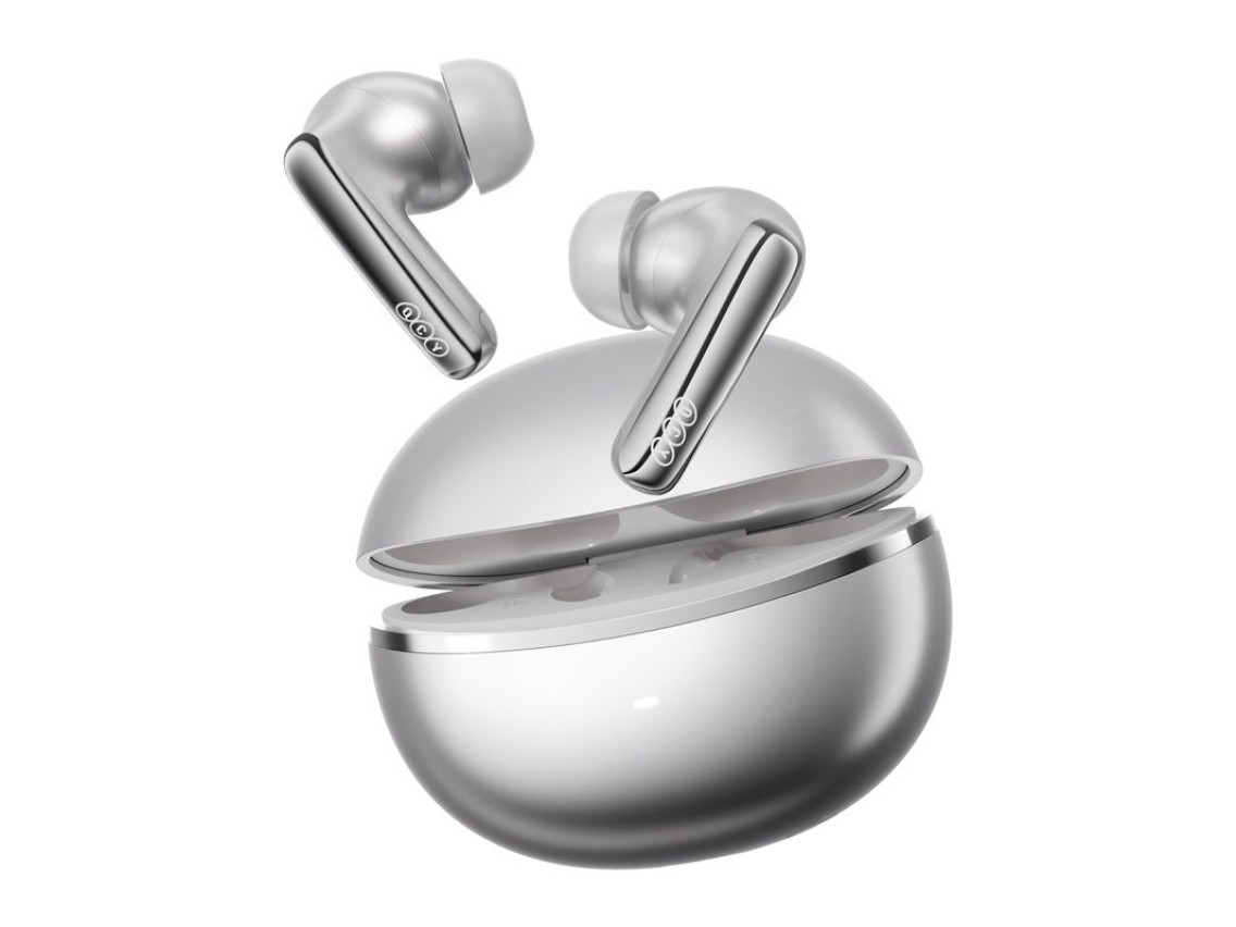 Fones de ouvido TWS QCY MeloBuds N70 (Titânio-Dourado)