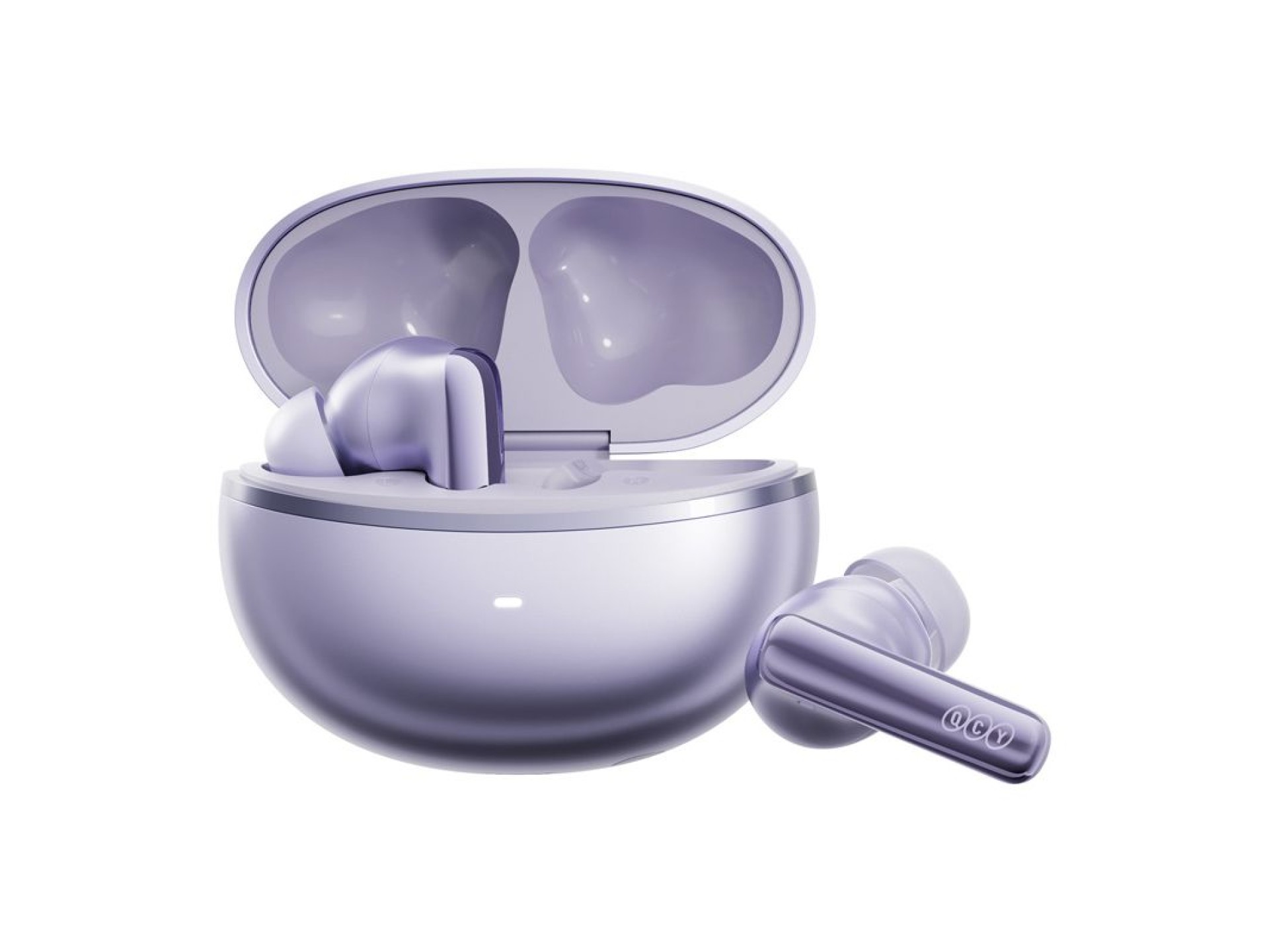 Fones de ouvido TWS QCY MeloBuds N70 (roxo)