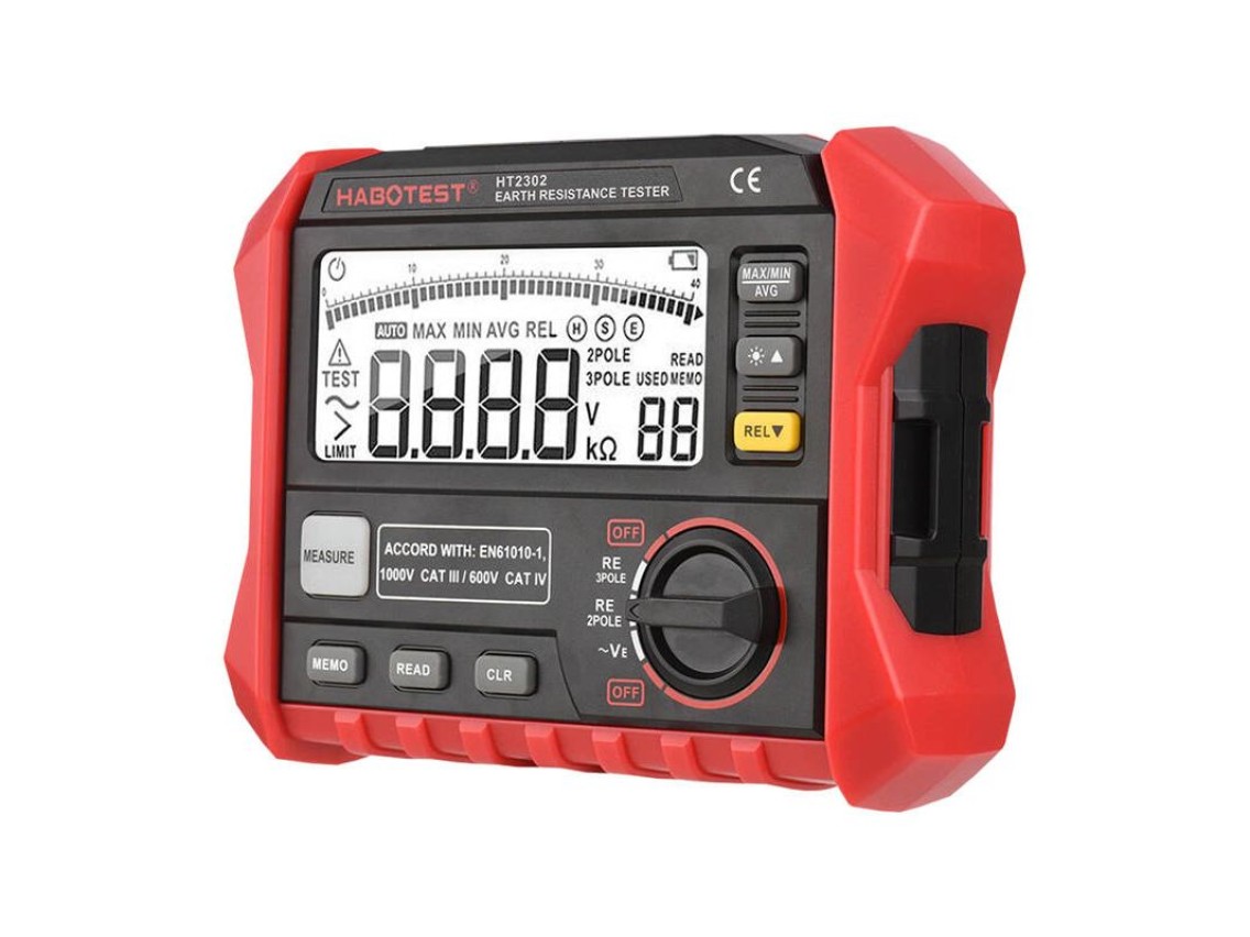 Habotest HT2302 Digital Earth Resistance Tester