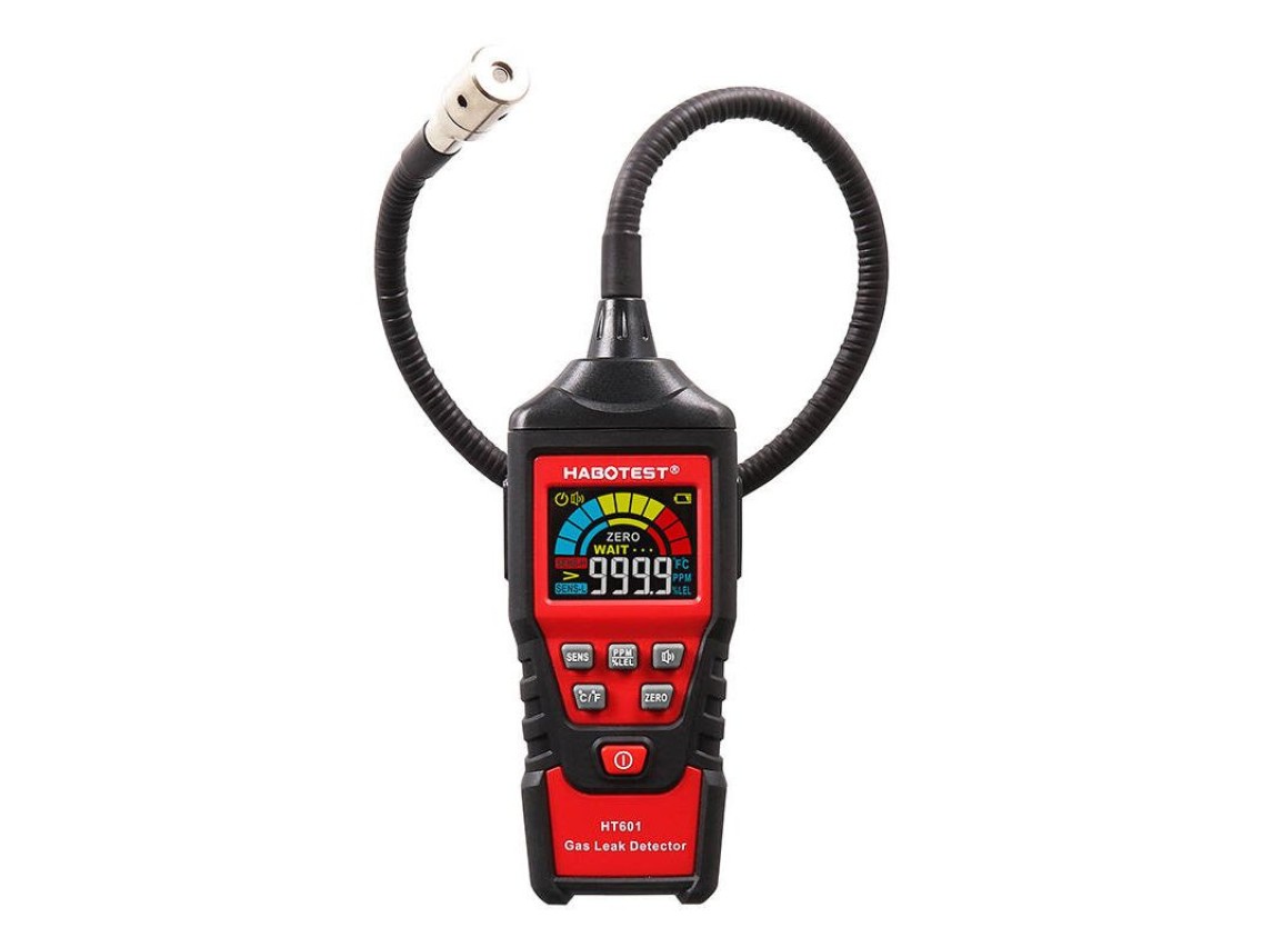 Detector de fugas de gas con alarma Habotest HT601B