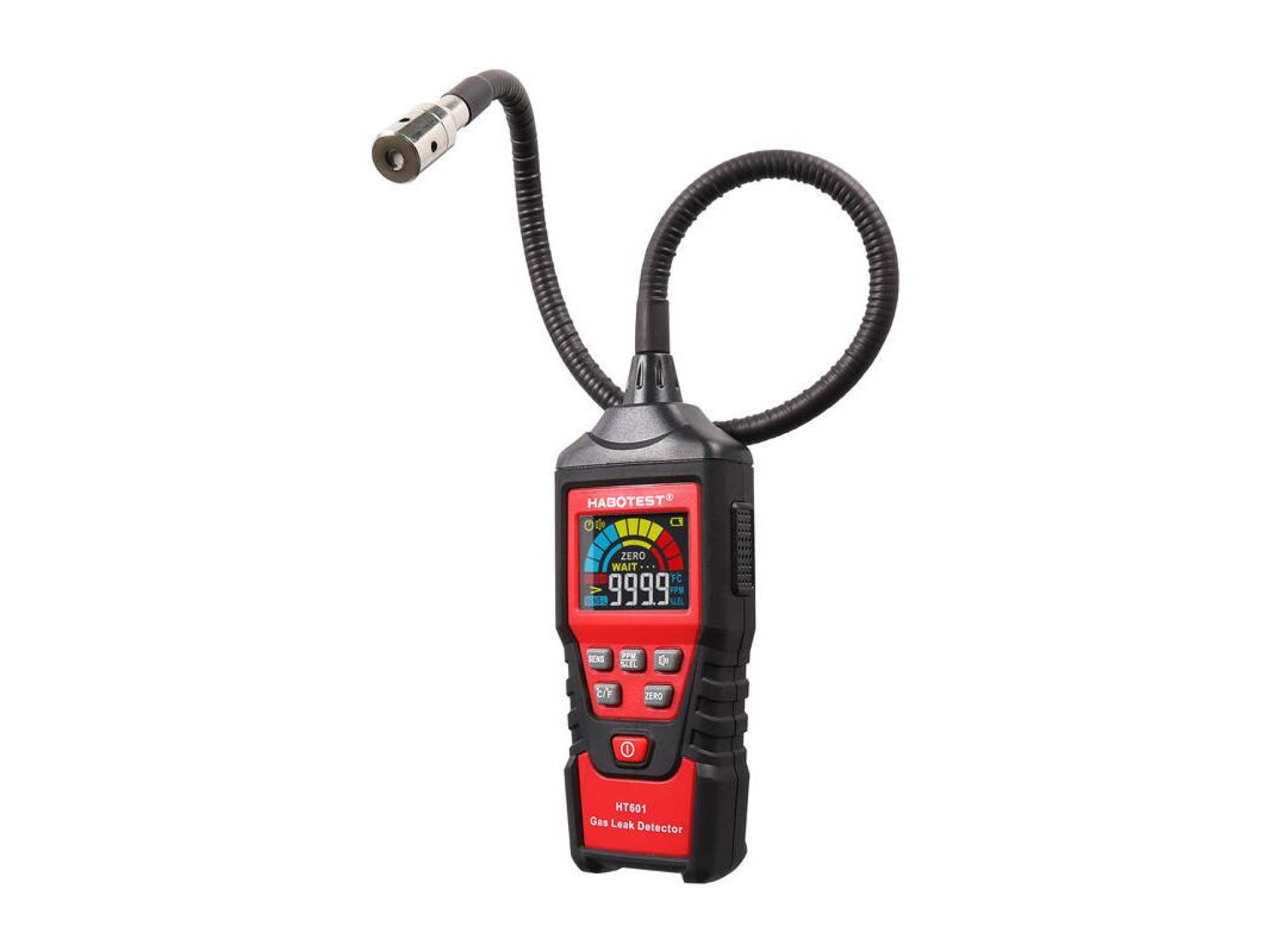 Detector de fugas de gas con alarma Habotest HT601B