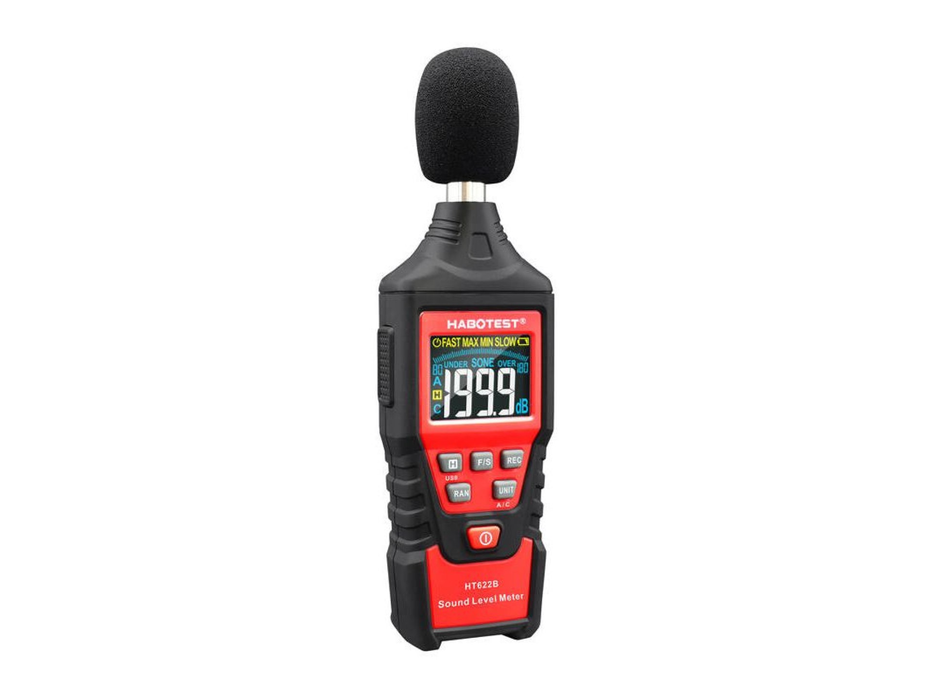 Digital decibel meter Habotest HT622B USB A/C