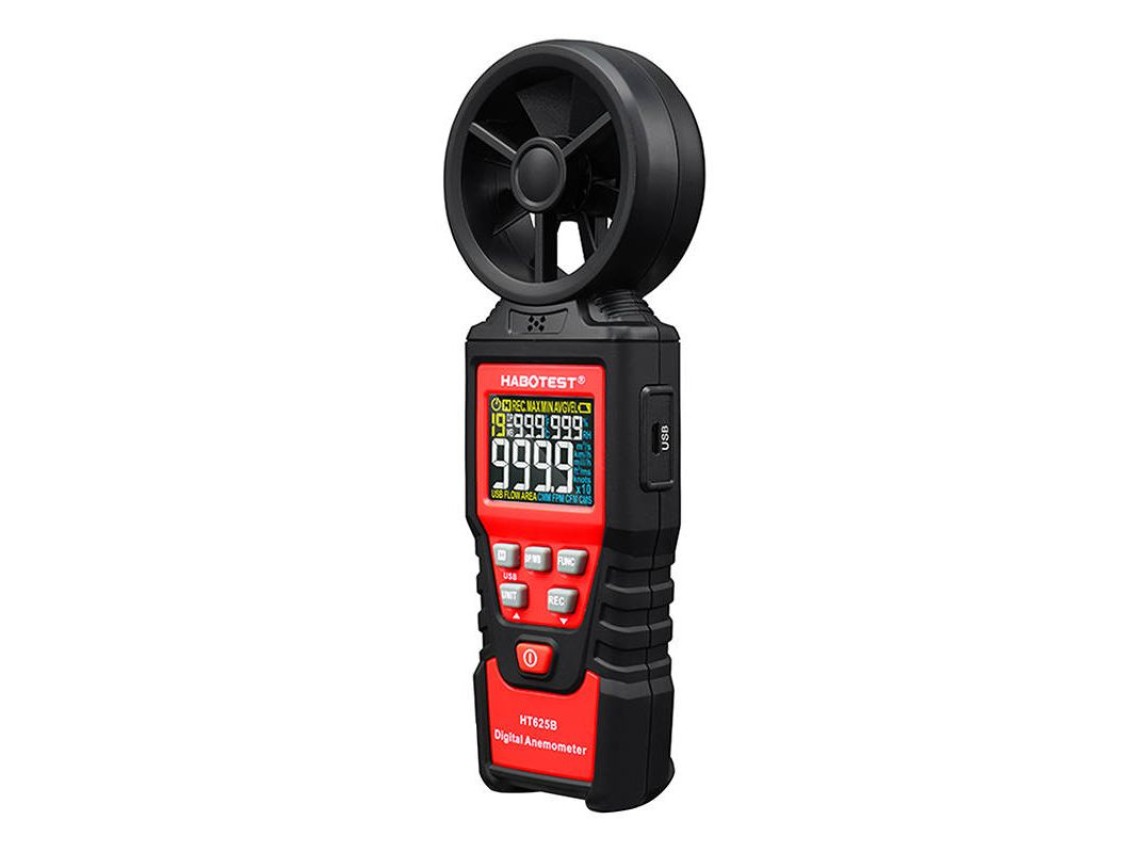 Anemómetro digital Habotest HT625B, USB