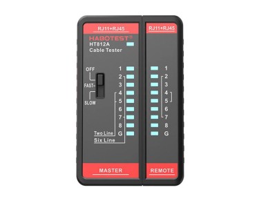 Comprobador de cables de red Habotest HT812A RJ45/RJ14/RJ12/RJ9 Comprobador de cables de red Habotest HT812A RJ45/RJ14/RJ12/RJ9