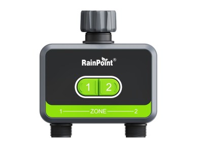 RainPoint 2-zone irrigation controller with app