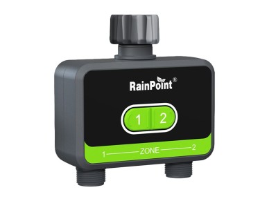 RainPoint 2-zone irrigation controller with app