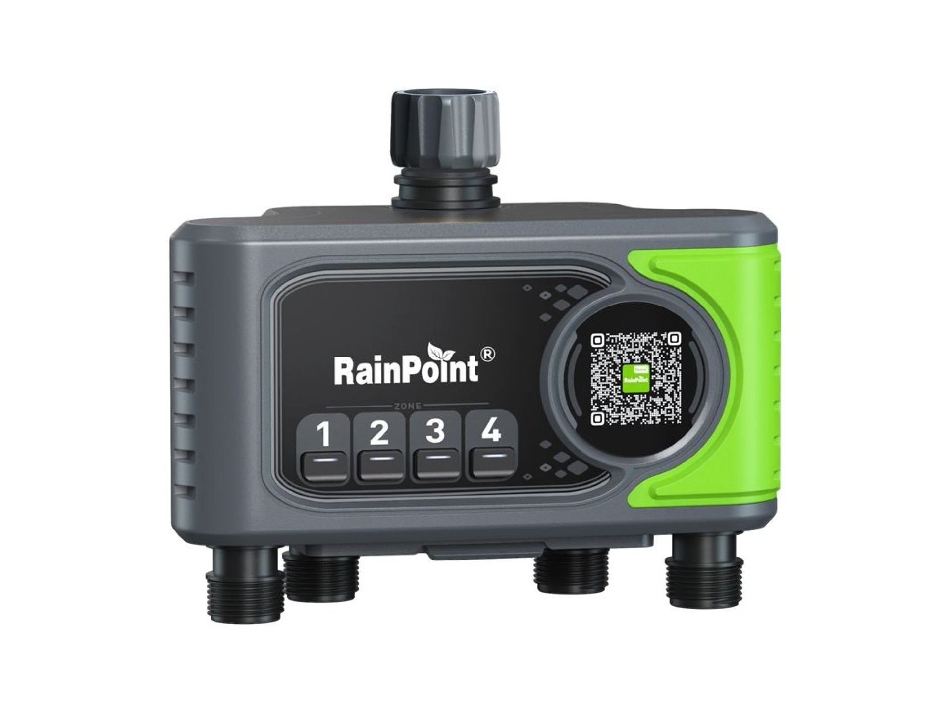 Controlador de riego RainPoint WiFi de 4 zonas con puerta de enlace