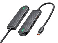 Hub USB-C Mcdodo HU-1430 5w1 (USB2.0*3,USB3.0*1,SD/TF) Hub USB-C Mcdodo HU-1430 5w1 (USB2.0*3,USB3.0*1,SD/TF)