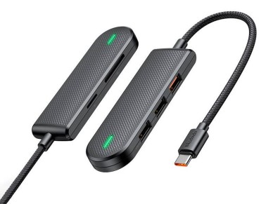 Hub USB-C Mcdodo HU-1430 5w1 (USB2.0*3,USB3.0*1,SD/TF)