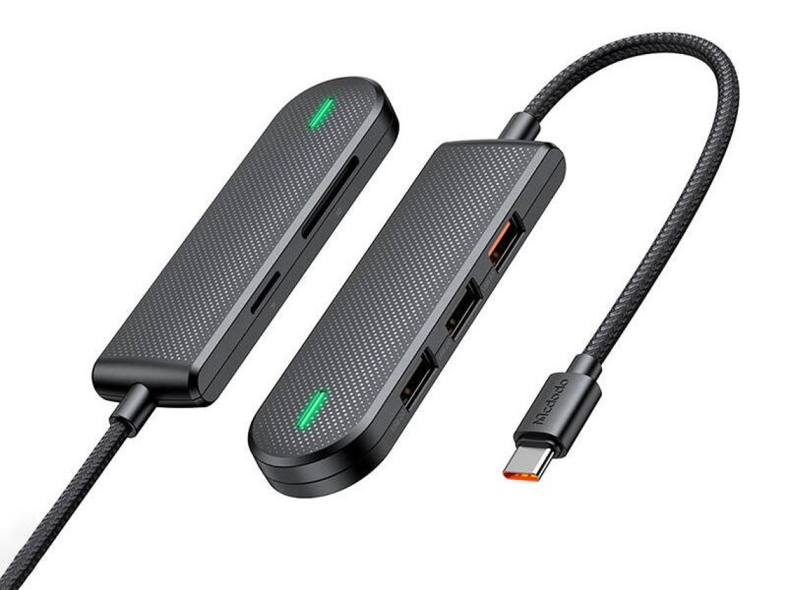 Hub USB-C Mcdodo HU-1430 5w1 (USB2.0*3,USB3.0*1,SD/TF)