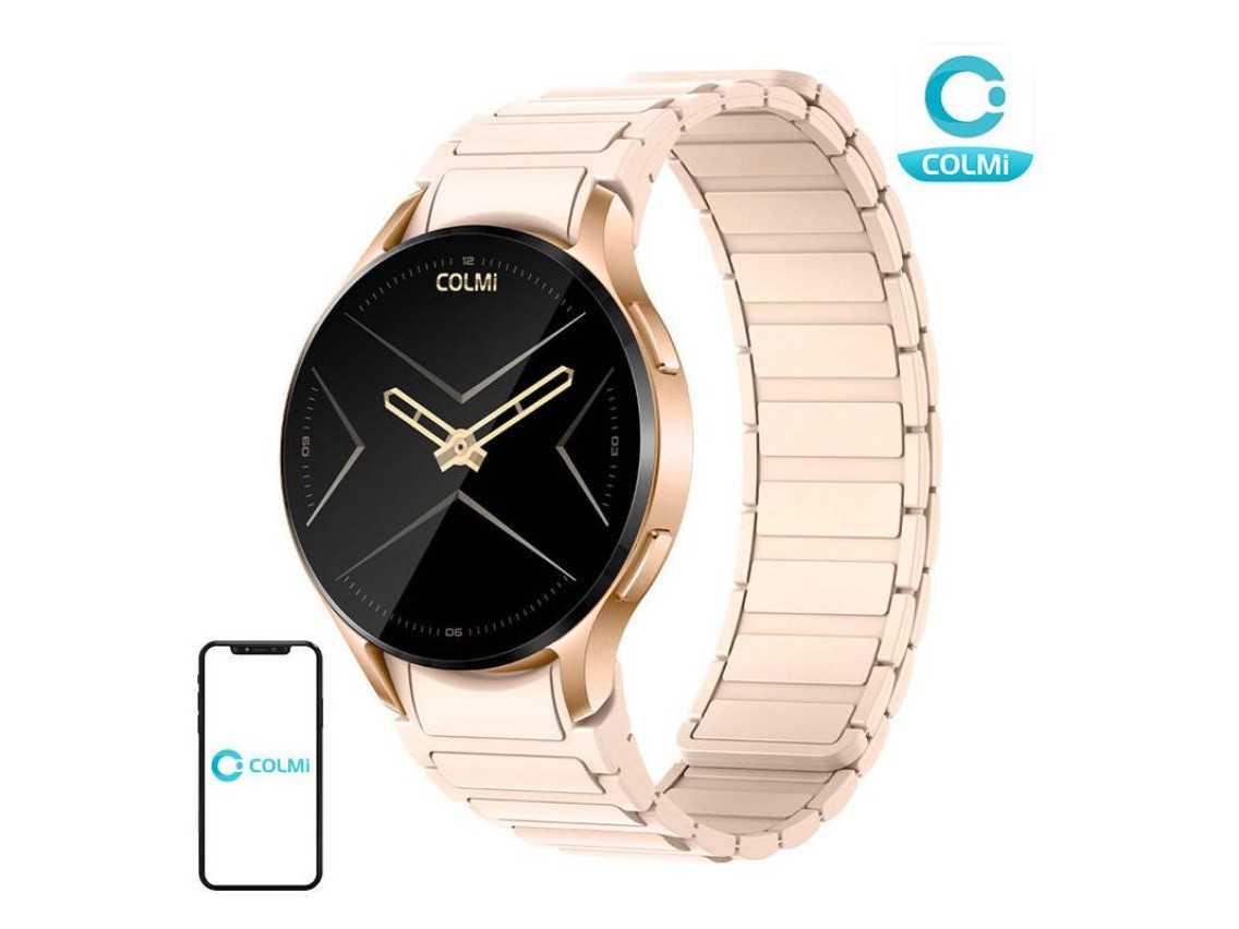 Colmi i28 Ultra smartwatch with magnetic strap (gold)