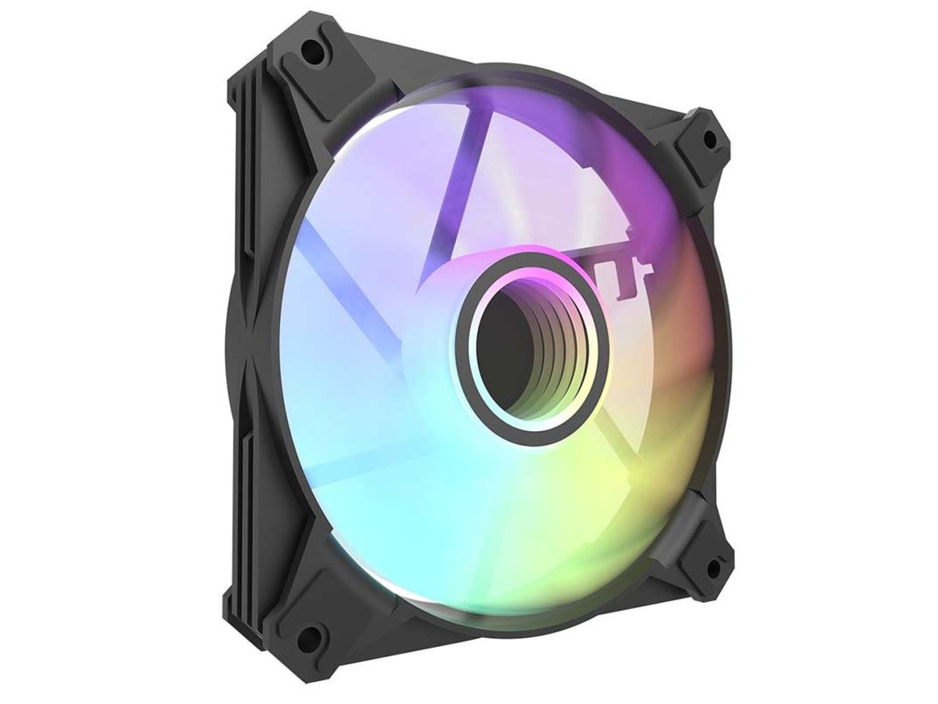 Conjunto de ventoinhas para computador Darkflash INF8 ARGB, 3 em 1 120x120 (preto)