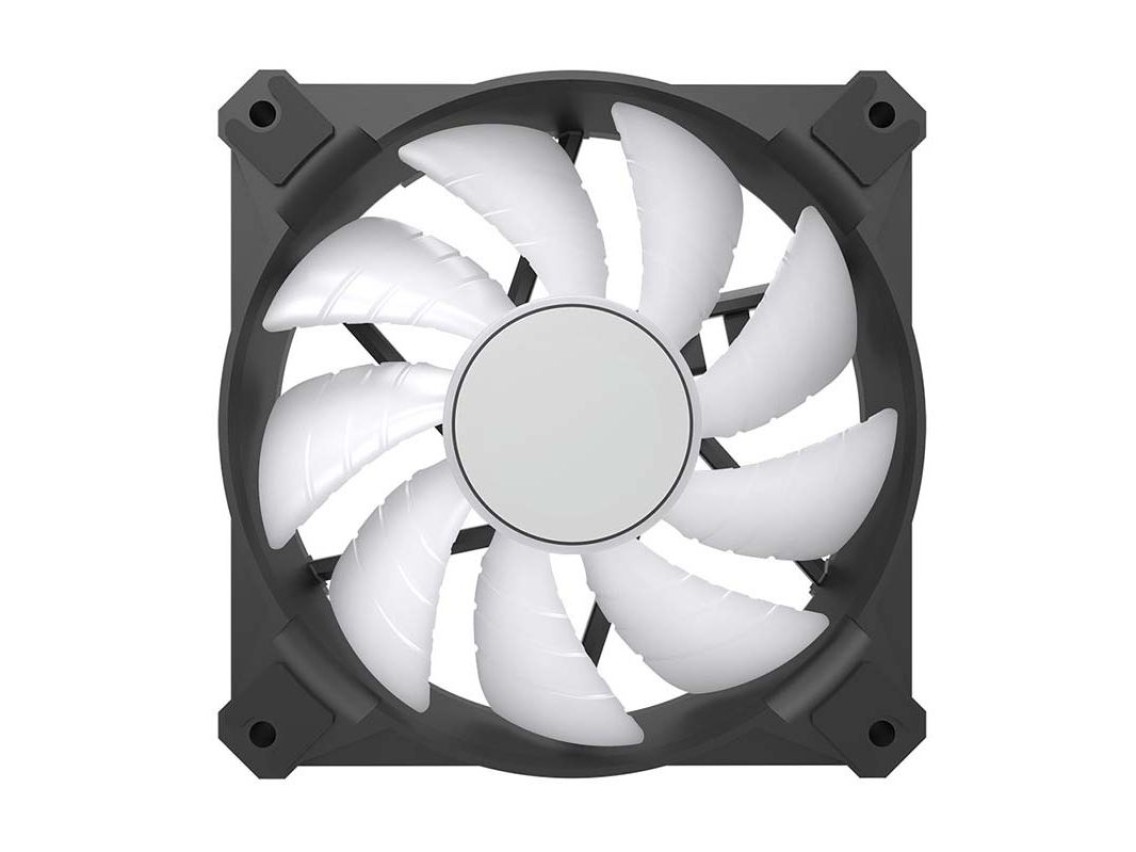 Conjunto de ventoinhas para computador Darkflash INF8 ARGB, 3 em 1 120x120 (preto)