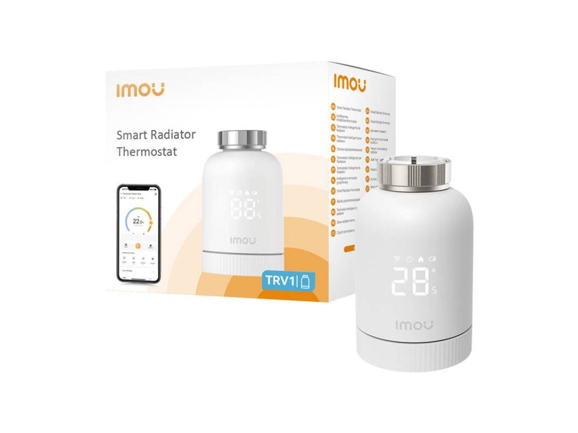Cabeça termostática ZigBee IMOU IOT-TRV1-EU + 6 adaptadores