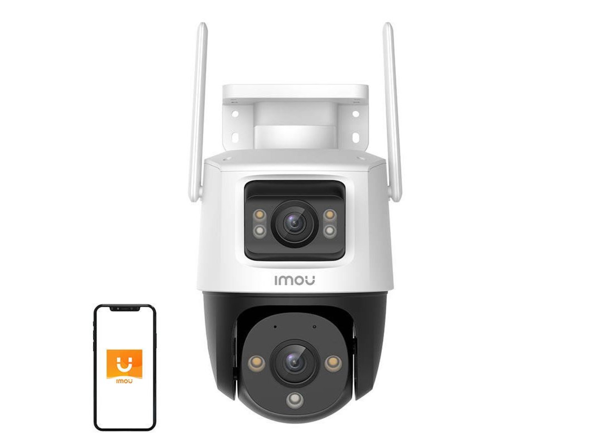 Cámara WiFi para exteriores de 360° IMOU Cruiser Dual de 8 MP