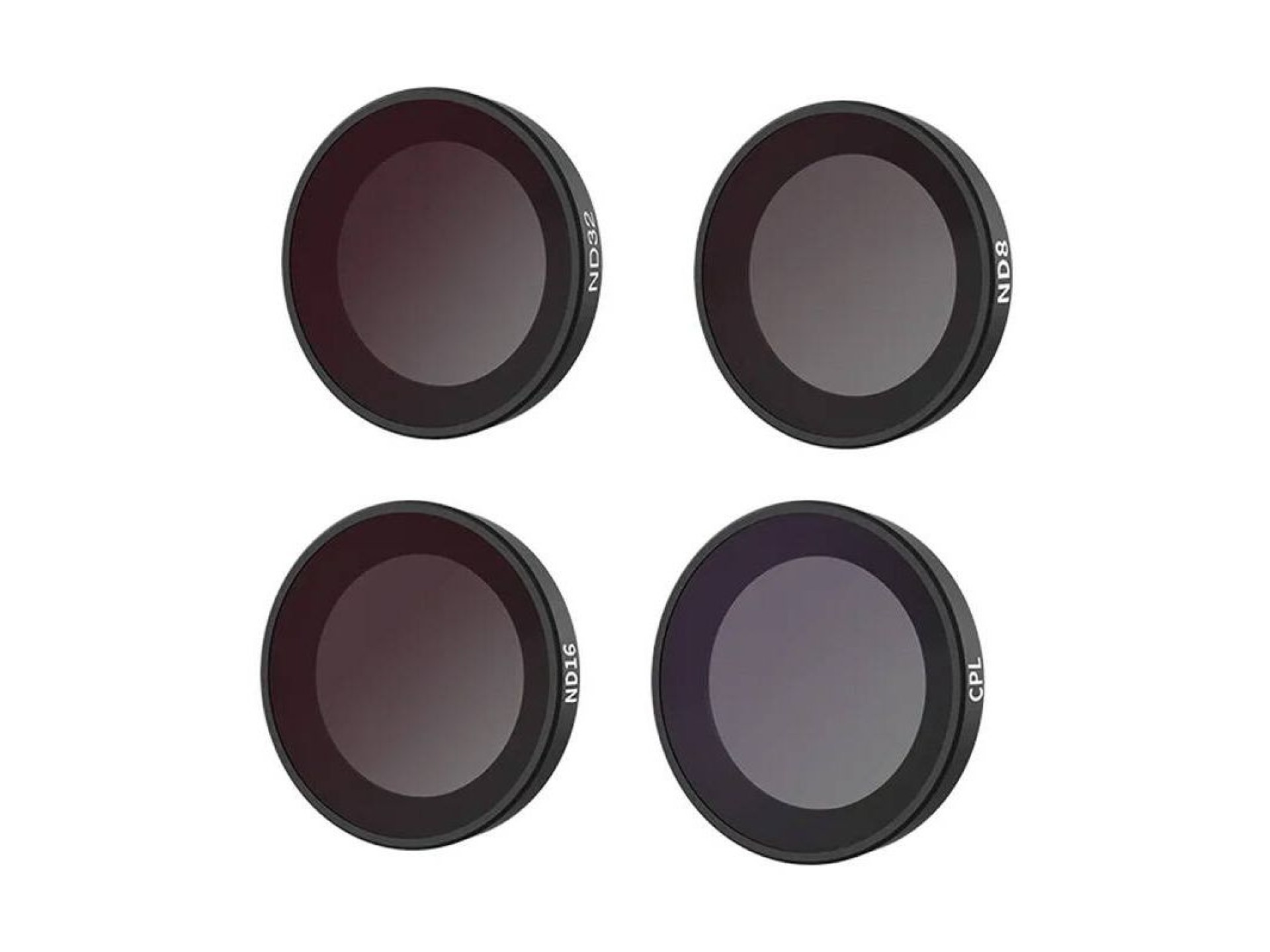 Juego de 4 filtros Telesin CPL/ND8/ND16/ND32 para cámara Insta360 GO 2/3