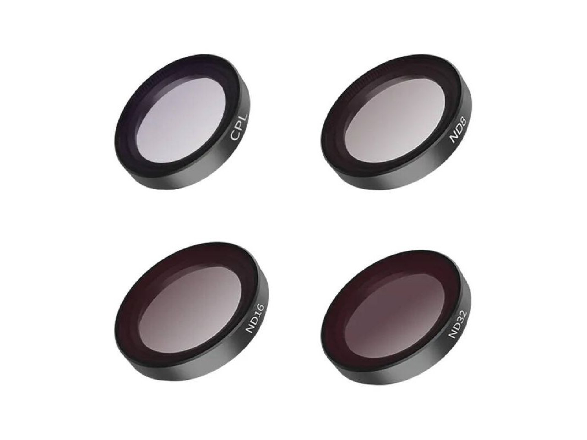 Juego de 4 filtros Telesin CPL/ND8/ND16/ND32 para cámara Insta360 GO 2/3