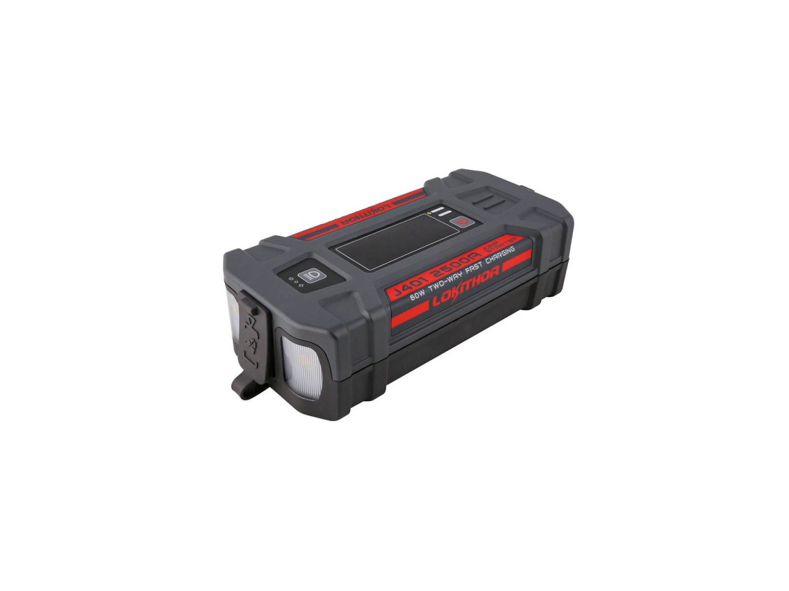 Lokithor J401 Jump Starter / Booster 2500A + Powerbank 20000mAh + Flashlight 4-in-1 Device