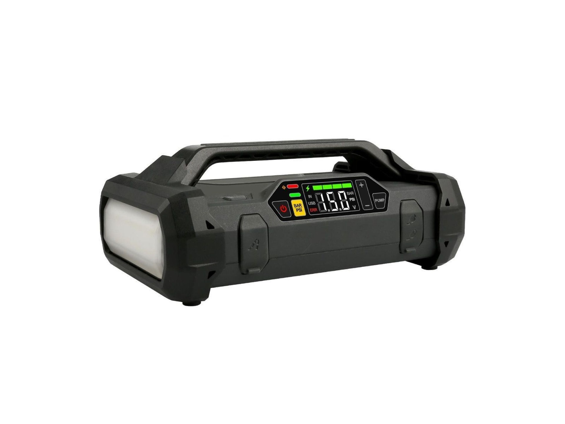 Arrancador/Acelerador Lokithor JA301 2000A + Batería externa 20000mAh + Compresor + Linterna (Dispos