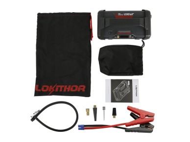 Lokithor JA301 Jump Starter / Booster 2000A + Powerbank 20000mAh + Compressor + Flashlight 4-in-1 De