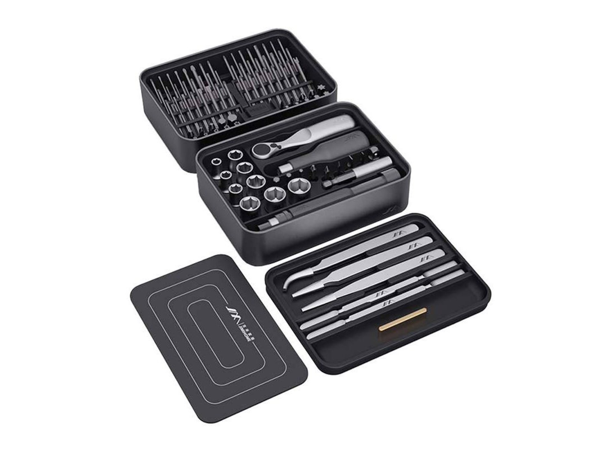 Chaves de fenda, pinças, chave catraca, conjunto de 100 peças, JIMI Home FM-3,