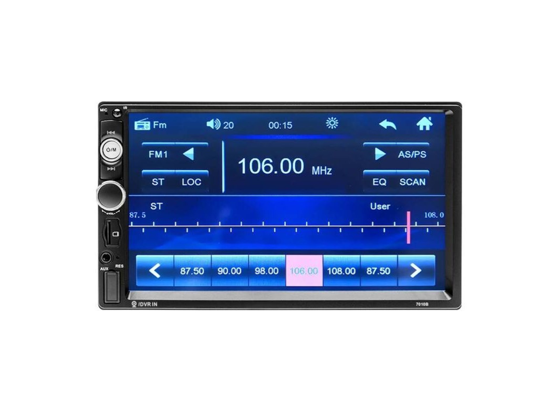 Monitor automotivo Podofo K0126 de 7