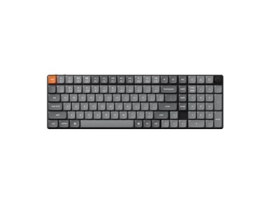 Keychron K17 Max RGB Brown Switch Wireless Low Profile Keyboard (Black) [K17M-H3].