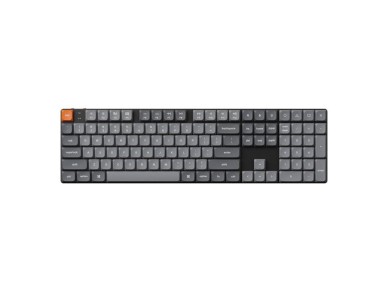 Keychron K5 Max LED Wireless Mechanical Keyboard, Low Profile, Brown Switch (Black) [K5M-A3].