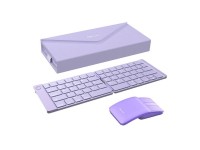 Conjunto de teclado inal�mbrico plegable Delux KF10 y rat�n MF10PRO