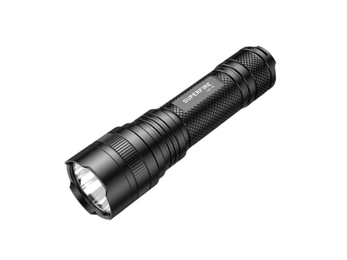 Linterna Superfire L6-H – 750 lm, 15 W, USB-C, 5 modos