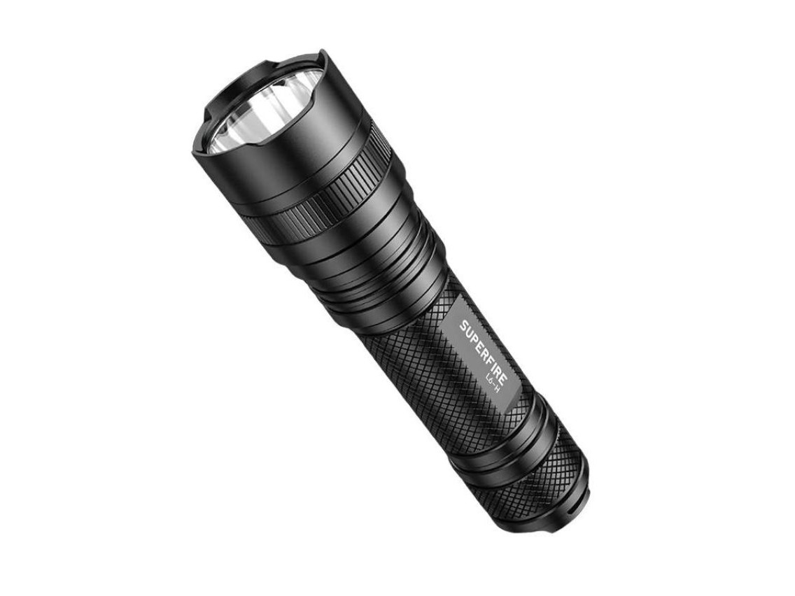 Linterna Superfire L6-H – 750 lm, 15 W, USB-C, 5 modos