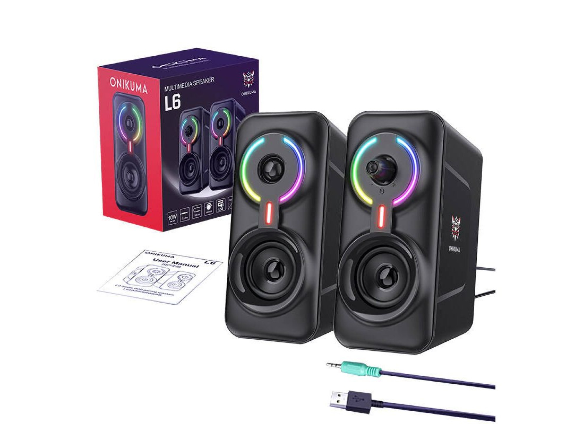 ONIKUMA L6 Multimedia Gaming Speaker with BT5.0
