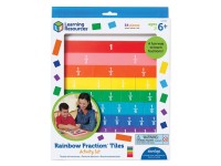 Rainbow Fraction Tiles With Tray Learning Resources LER 0615 Rainbow Fraction Tiles With Tray Learning Resources LER 0615