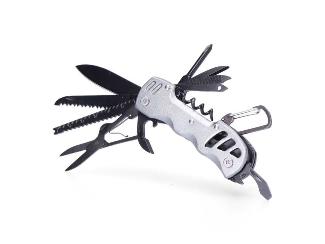 Multi-tool with carabiner silver model , serie k2