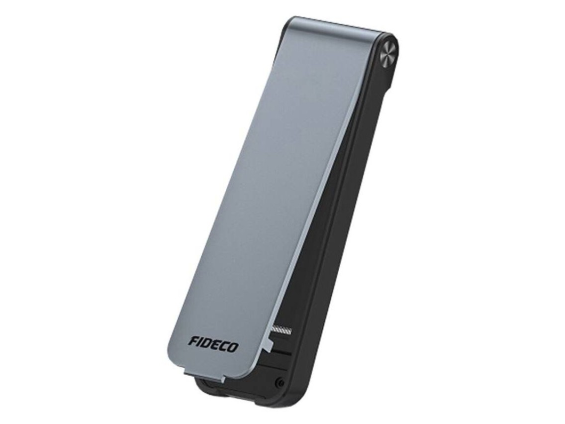 Gabinete SSD FIDECO M210CP cinza (USB-C/USB 3.2) M.2 NVMe 10 Gbps