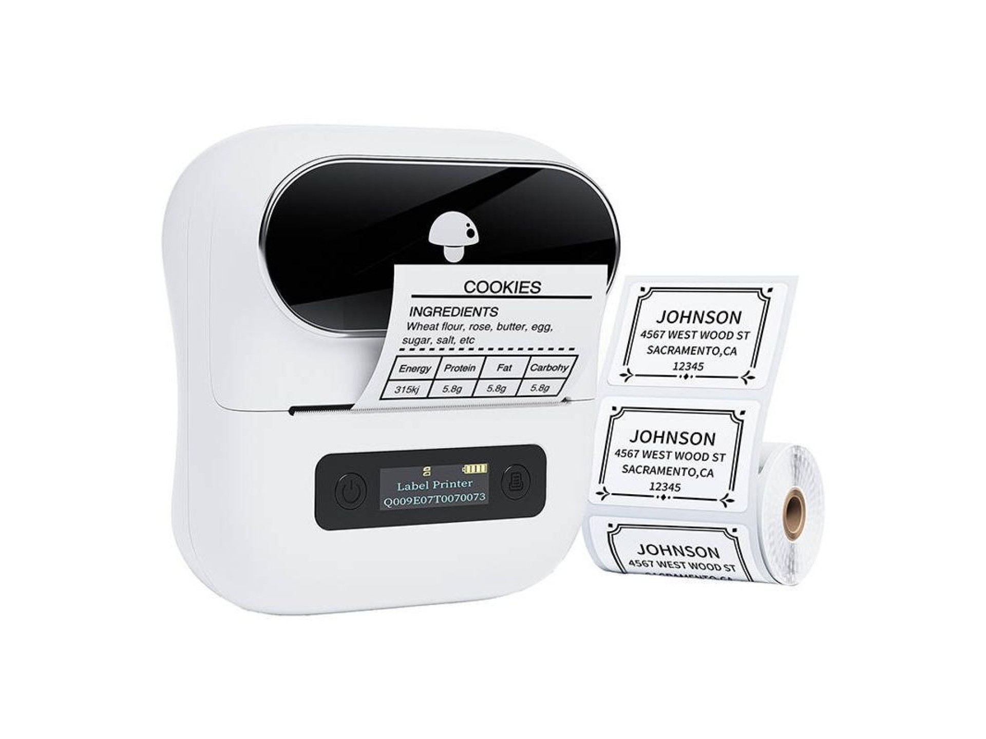 Phomemo M220 Portable Label Printer (white)