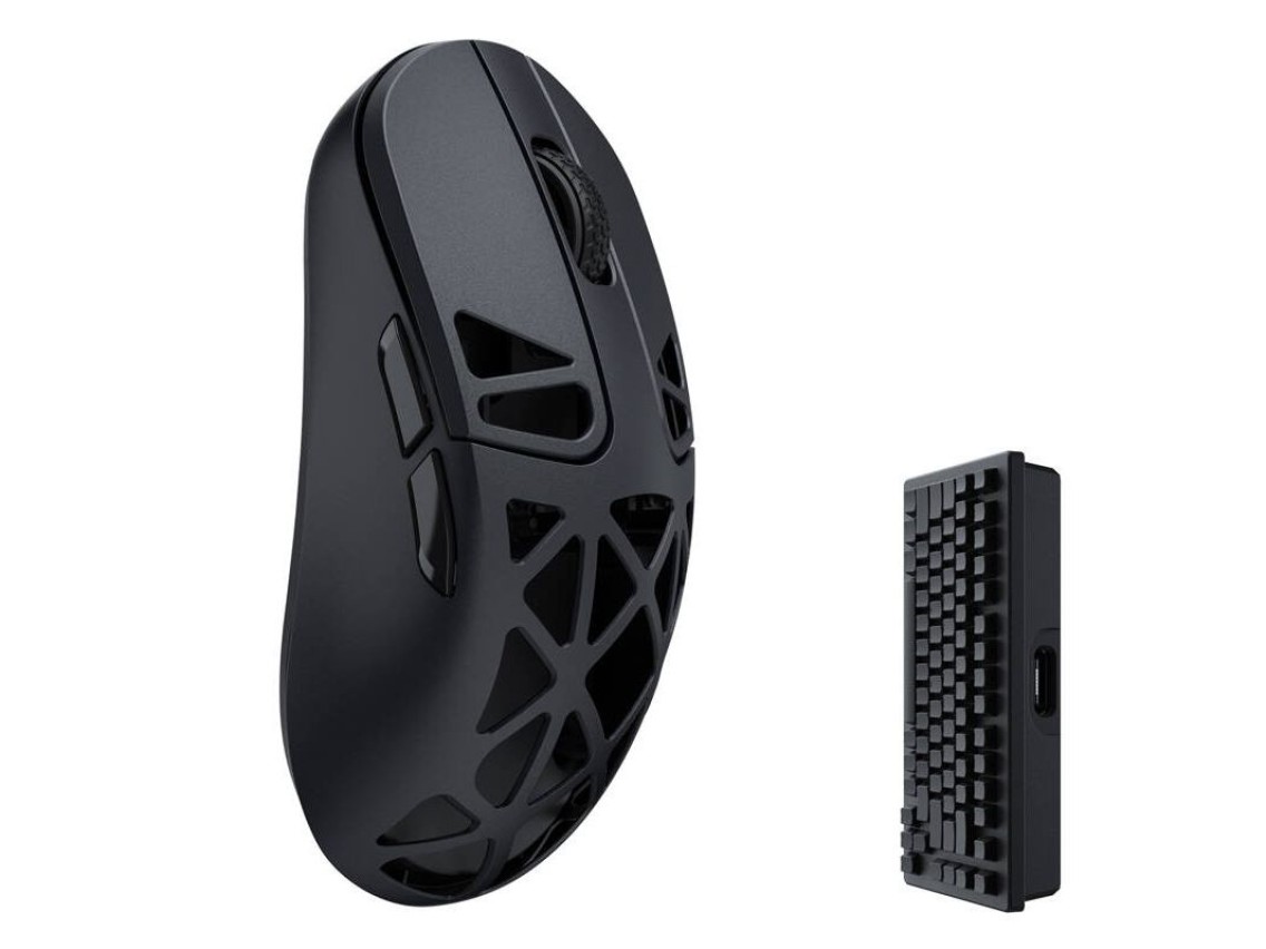 Keychron M3 Mini 4000Hz Metal Wireless Gaming Mouse (Black) [M3M-A7].