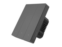 Interruptor de pared inteligente WiFi SONOFF M5-3C-80 (3 canales, para marco, grafito) Interruptor de pared inteligente WiFi SONOFF M5-3C-80 (3 canales, para marco, grafito)