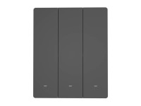 Interruptor de pared inteligente WiFi SONOFF M5-3C-80 (3 canales, para marco, grafito) Interruptor de pared inteligente WiFi SONOFF M5-3C-80 (3 canales, para marco, grafito)