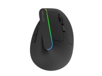 Mouse vertical sem fio Delux M618DB BT4.0 + 2,4 GHz 4000 DPI RGB Mouse vertical sem fio Delux M618DB BT4.0 + 2,4 GHz 4000 DPI RGB
