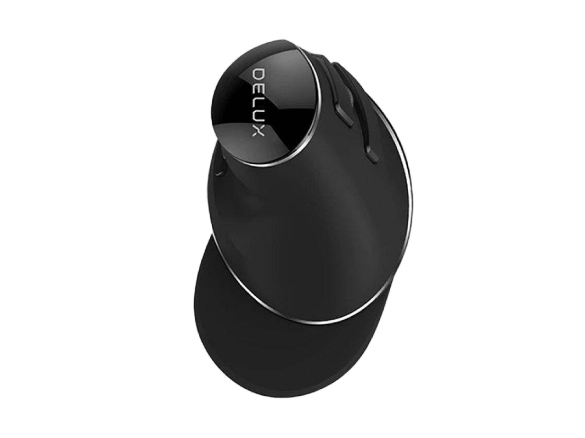 Ratón vertical inalámbrico Delux M618PD BT+2.4G 4200DPI