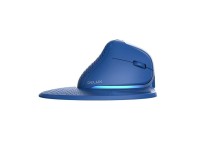Bezprzewodowa mysz pionowa Delux M618XSD BT+2.4G RGB (niebieska) Bezprzewodowa mysz pionowa Delux M618XSD BT+2.4G RGB (niebieska)