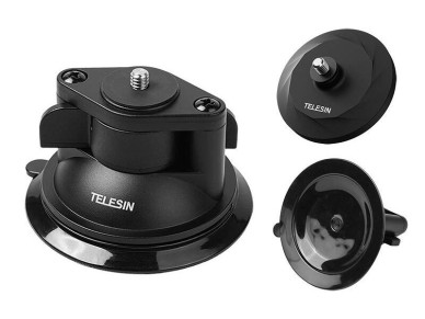 Conjunto de base magn�tica e base com ventosa TELESIN para Insta360 GO 3